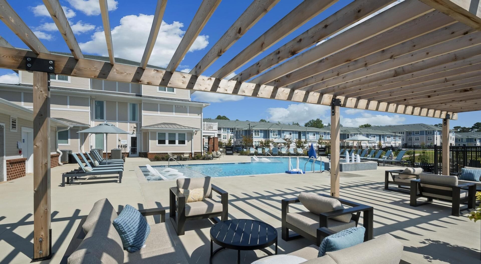 Seasonal outdoor pool