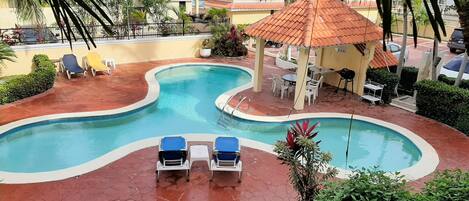 Apartment, 2 Bedrooms, Balcony | Pool | Outdoor pool