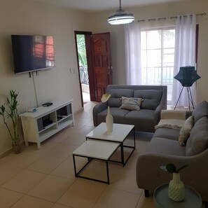 Apartment, 2 Bedrooms, Balcony | Living room - 2BR Condo With Pool, Walk to Beach, Bávaro (Punta Cana)