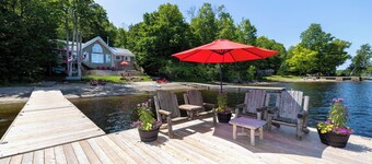 Luxury Cottage Compound in Parry Sound. Deep water docking and Sandy Beachfront!