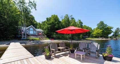 Luxury Cottage Compound in Parry Sound. Deep water docking and Sandy Beachfront!