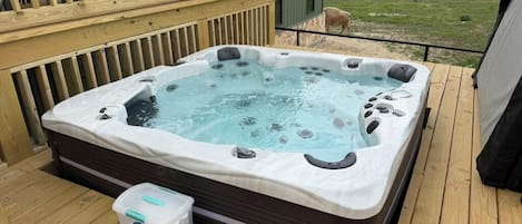 Baignoire à remous extérieure