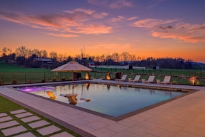 Pool - Modern Luxury Retreat w/ Pool, Spa & Sunset Views (Wallkill)