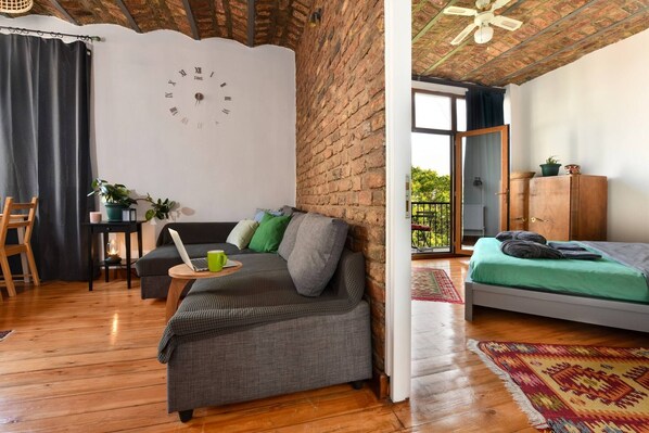 Loft, 2 Bedrooms, Smoking | Living area - Galata Tower at Your Fingertips Private (Istanbul)
