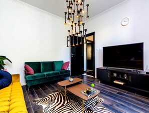 Villa | Living room - Rustic Stone Villa With Private Pool & Garden (Solin)