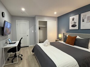 1 chambre, fer et planche à repasser, Wi-Fi, draps fournis