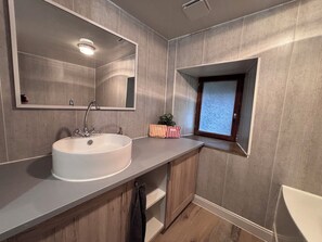 Towels, soap, toilet paper