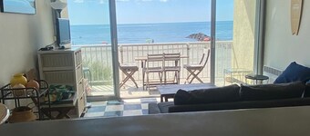 Duplex T2 first line on the beach with parking Palavas/Carnon