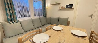 Mobile home 6/8 pers - Camping 4★ La Réserve Gastes, direct access lake & pool