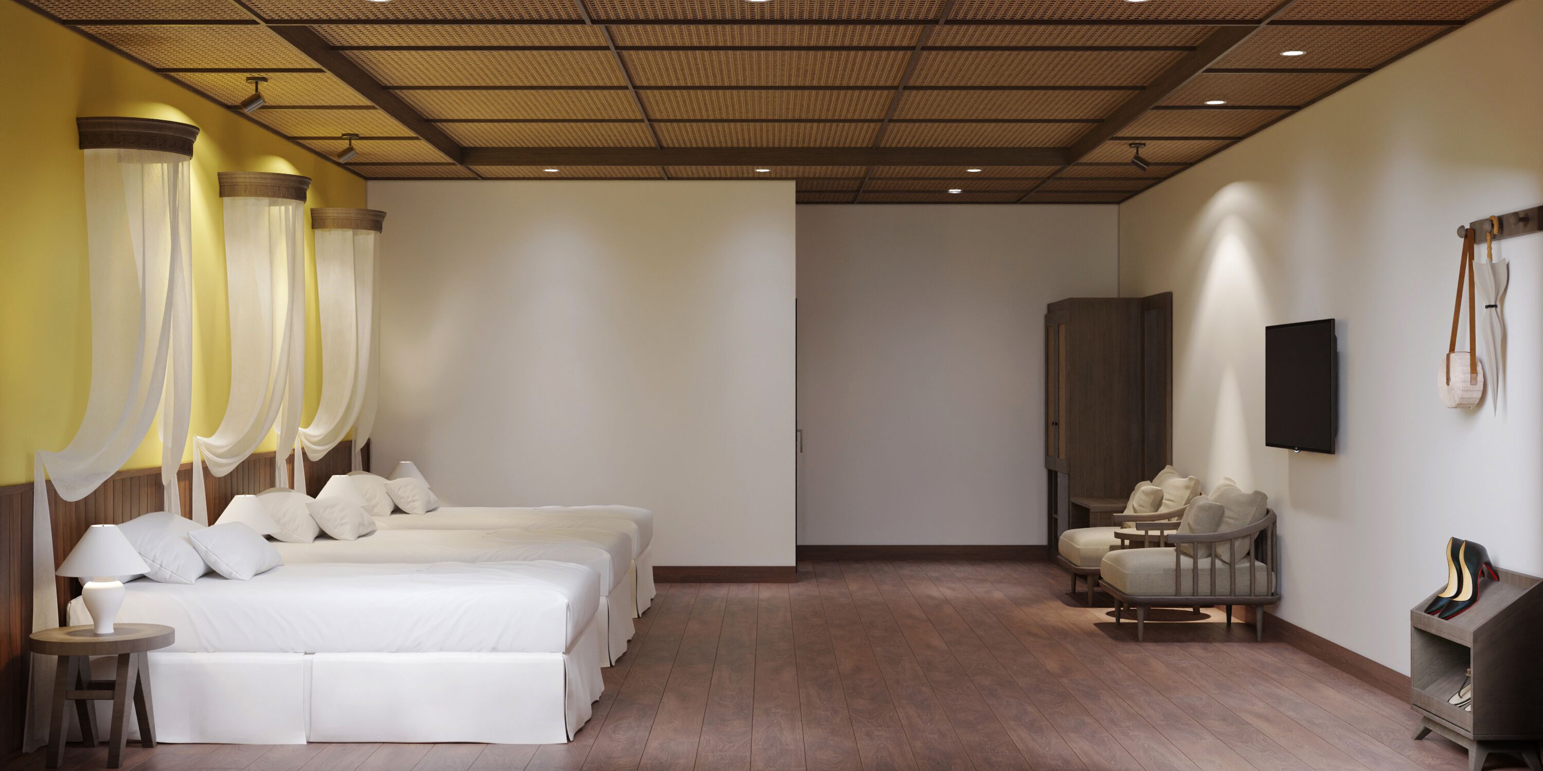Minibar, wifi gratis y ropa de cama 