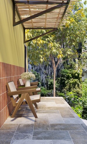 Deluxe Double Room, Mountain View | Terrace/patio - Moc An Village Tam Coc (Phuong Nam Hoa Lu)