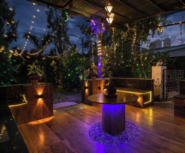 Terrace/patio - Peaceful Stay in Dayal Bagh Near Prem Nagar Gate ,Ideal for Satsang Visitors (Agra)