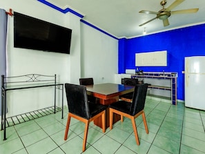 Family Studio, Balcony, Partial Sea View | Dining - Hotel Casa Mission (Puerto Vallarta)