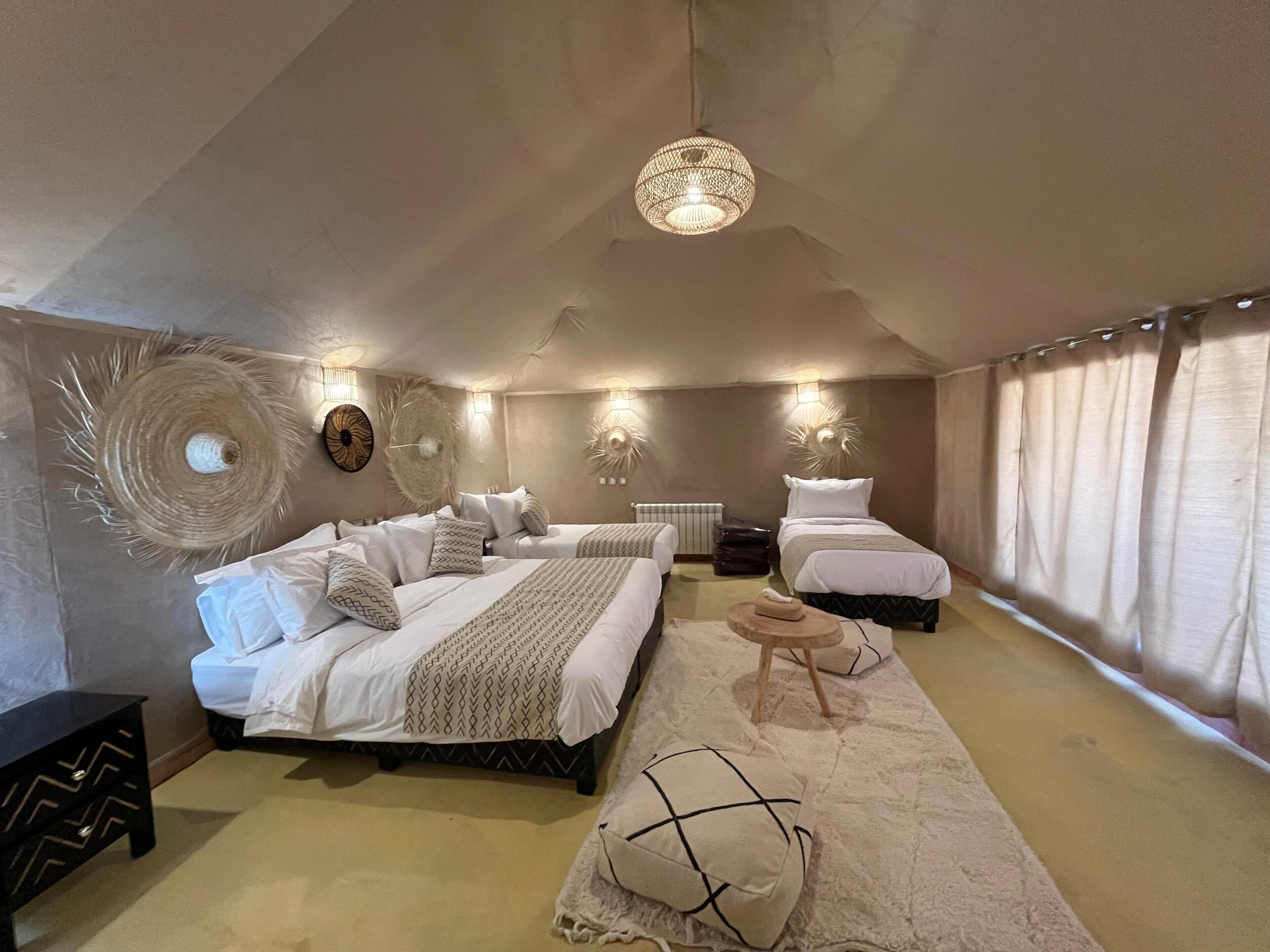 Habitación cuádruple, vista a la montaña