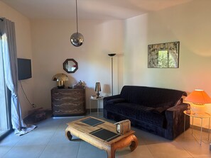 Living area - Studio with garden terrace in the heart of Propriano village (Propriano)