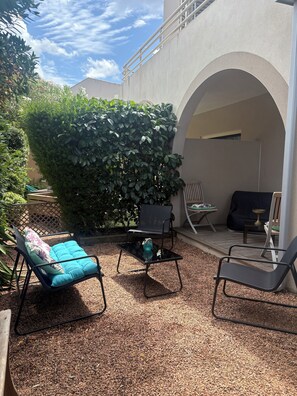 Terrace/patio - Studio with garden terrace in the heart of Propriano village (Propriano)