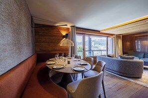 Apartment | Dining - Modern Apartment Ski-in - Mont D'arbois With View (Megeve)