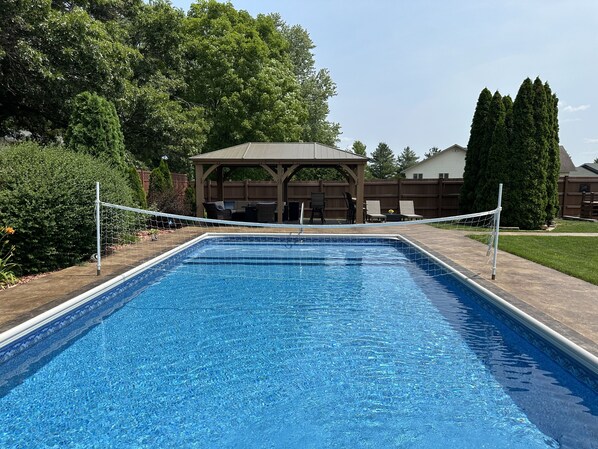 Pool - Summer Paradise! In-Ground Pool, Hot Tub, Patios, and HUGE Home in Spring Green! (Spring Green)