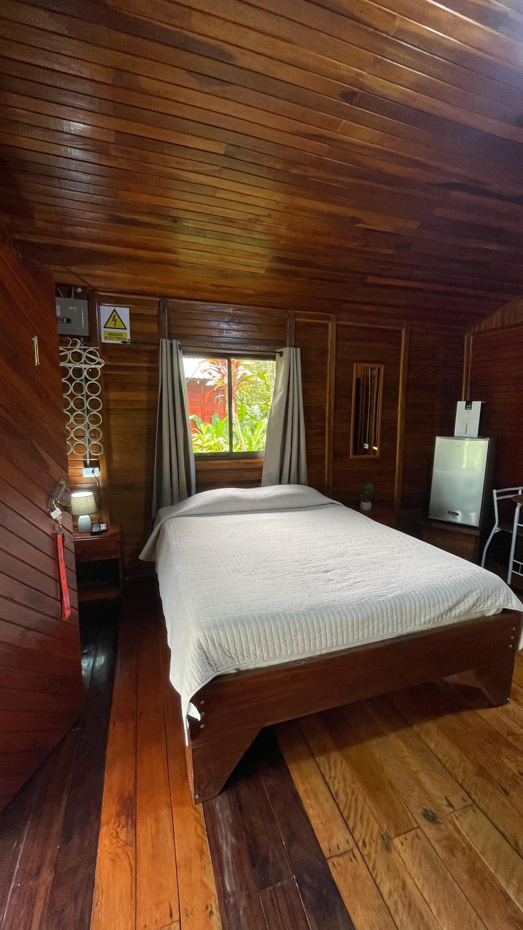 Familien-Ferienhütte, Gartenblick