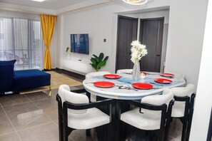 Dining - 2-bedroom apartments in beautiful Kilimani, Nairobi, perfect for your getaway. (Nairobi)