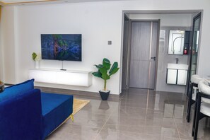 Living area - 2-bedroom apartments in beautiful Kilimani, Nairobi, perfect for your getaway. (Nairobi)