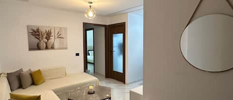 Apartment, 2 Schlafzimmer, barrierefrei, Raucher | Wohnzimmer