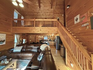 Smart TV - Above the Current-Riverfront Cabin w/Hot Tub, Views & Near Ellijay Wineries (Ellijay)