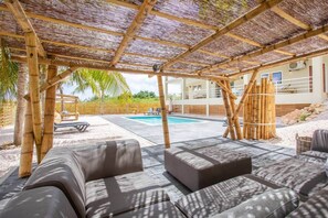 Terrace/patio - Studio Mei Mei – studio within walking distance of Jan Thiel (Jan Thiel)