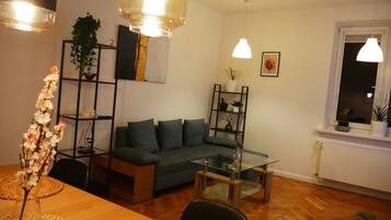 Apartamento, 2 habitaciones, accesible para personas con discapacidad | Sala de estar