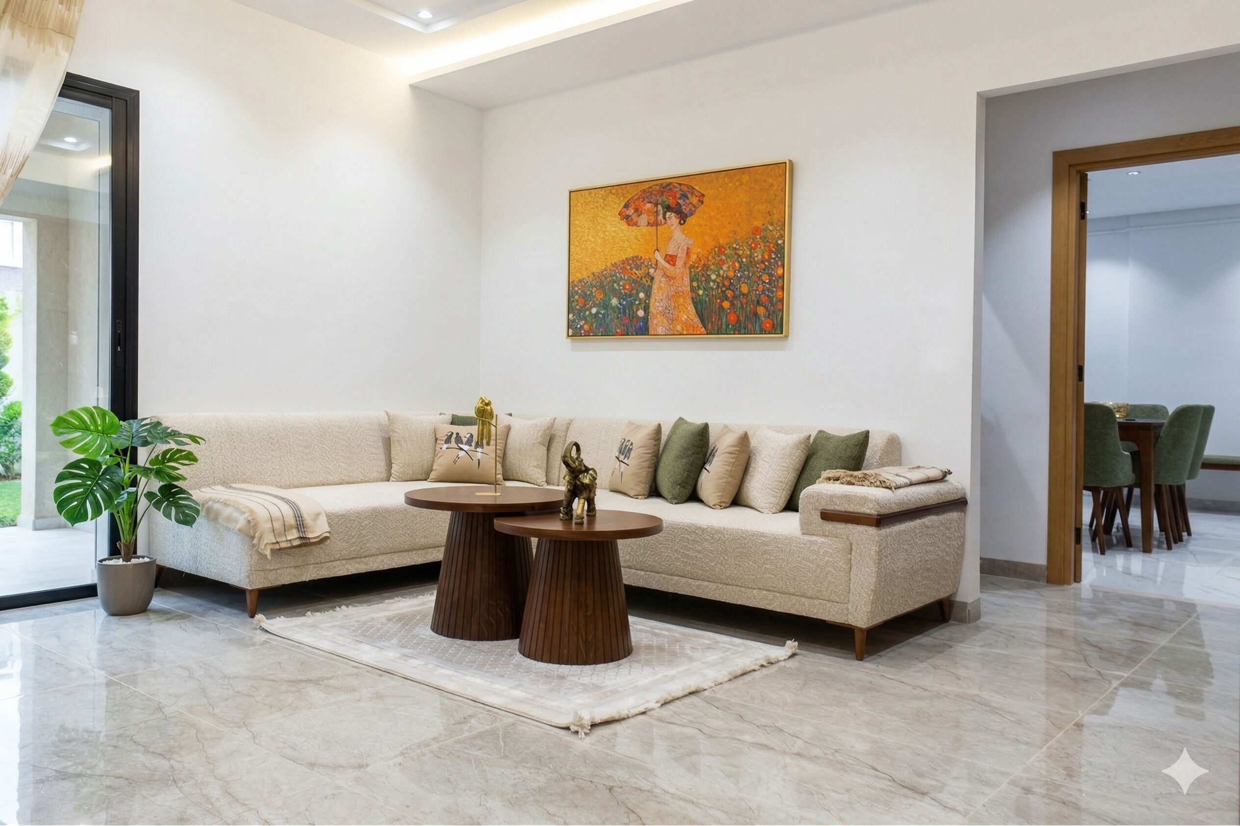 Apartment, 2 Bedrooms, Accessible, Smoking | Living room