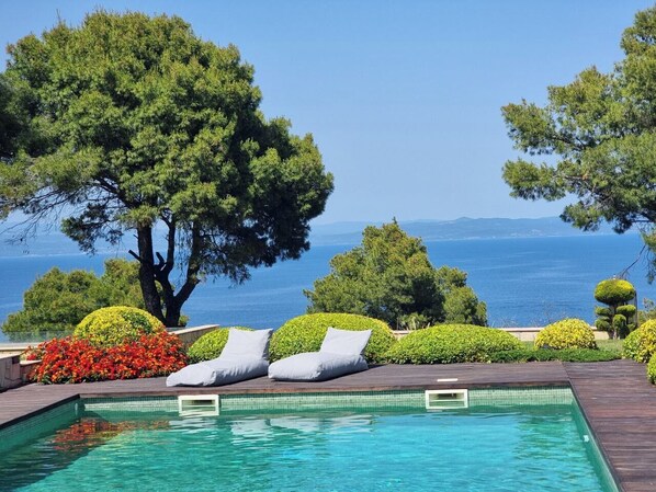 Pool - Villa Muse Sea View and private Pool (Afitos)