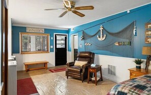 Interior - Private Lakefront House, 15 feet to water, Kayaks, Game Room, Dog Friendly (Wolverine)