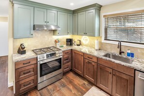 Fridge, microwave, oven, stovetop - Cozy Mountain Townhome, Near Tenney Ski Area (Plymouth)