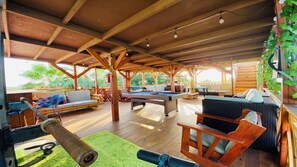 Terrace/patio - Sky Caribbean Garden: Bird Nest (Savaneta)