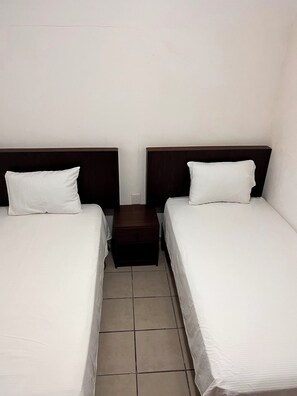 2 bedrooms, bed sheets