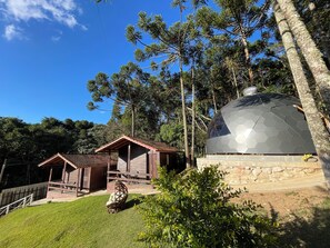 Terrace/patio - Pousada Domos Serra do Sol (Monte Verde)