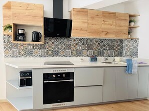 Private kitchen - Lovely 1-bedroom apartment in Cerro Colorado perfect for your stay (Cerro Colorado)