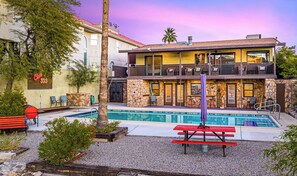 Pool - Unique Riverfront Pool Home - CLUB 333 w/ Small Beach Area & Private Dock (Bullhead City)