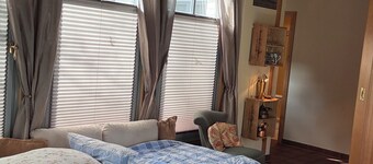 Ferienwohnung bei Lüneburg mit Garten, Kamin & privatem Eingang