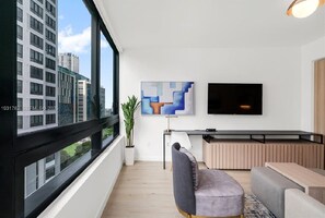 Living area - LuxoraDistrict 225 2BR Downtown Miami (Miami)