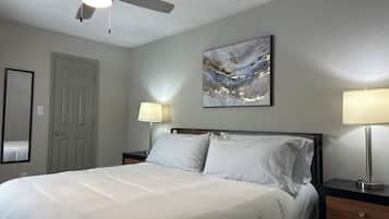 2 chambres, bureau, fer et planche à repasser, Wi-Fi gratuit