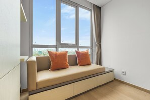 Apartment, 1 Bedroom, City View | Living area - Premium Apartment by Kozystay - Antasari Place (Kota Jakarta Selatan)