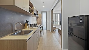Apartment, 1 Bedroom, City View | Private kitchen - Premium Apartment by Kozystay - Antasari Place (Kota Jakarta Selatan)