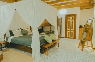 家庭房, 露台, 庭院景观