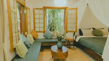 Family Room, Patio, Courtyard View