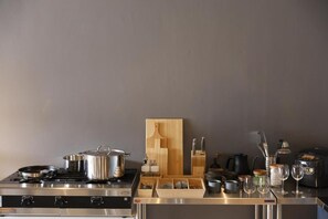 Vila, sacada, vista para o mar | Cozinha privada