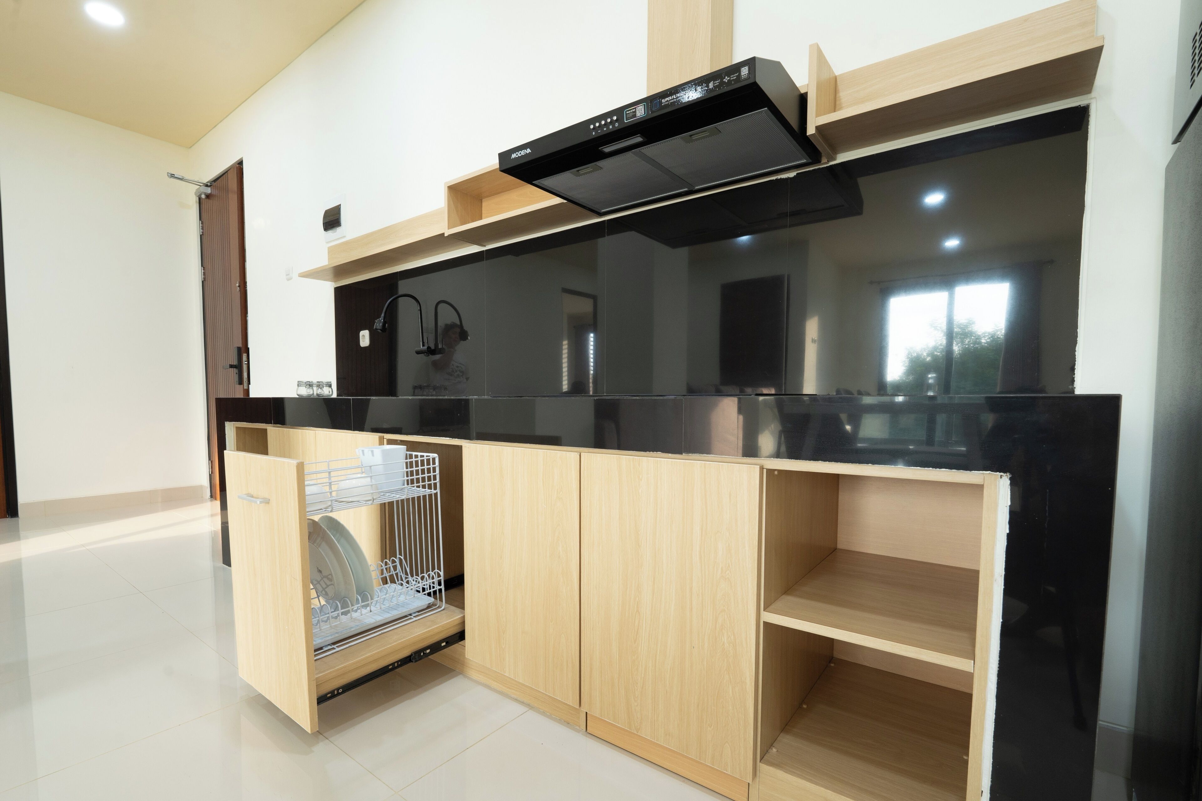 Apartemen, balkon, pemandangan kebun | Interior
