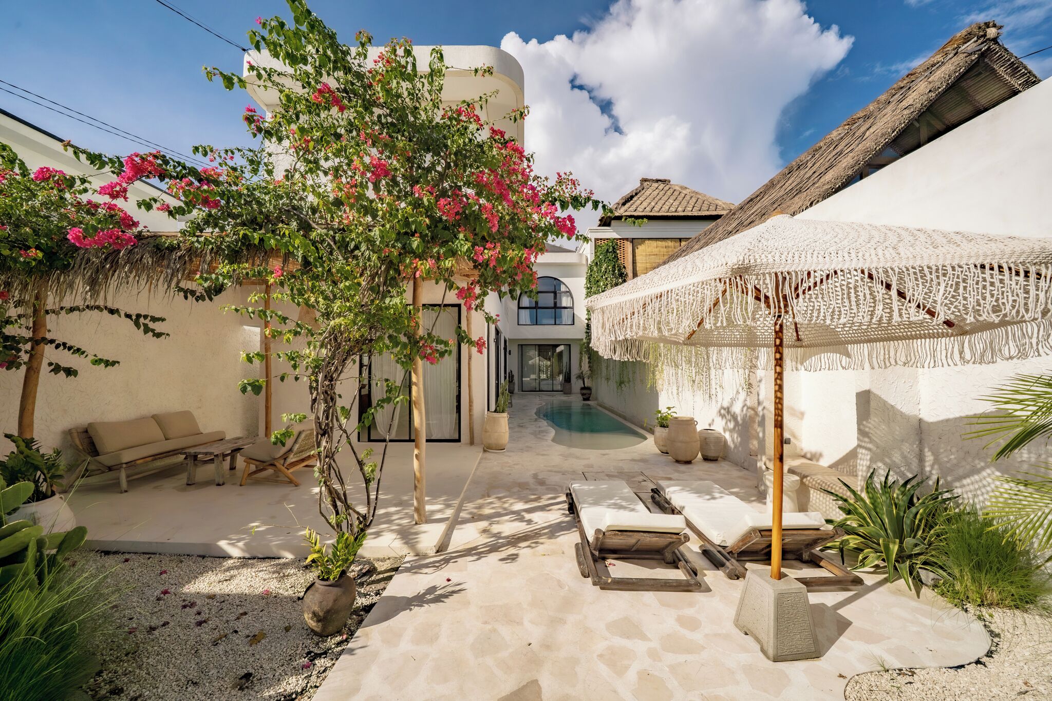 Vila luxo, 4 quartos, vista para a piscina | Terraço/pátio