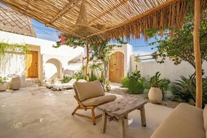 Deluxe Villa, 4 Bedrooms, Pool View | Terrace/patio - Casa Degaz Canggu (Canggu)