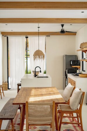Deluxe Villa, 4 Bedrooms, Pool View | Interior - Casa Degaz Canggu (Canggu)